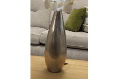 Silver Teardrop Vase - Clearance