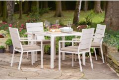 Aruba - Garden Furniture - Dining Table & 4 Chairs