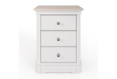 Claydon - Wide 3 Drawer Bedside - Clearance