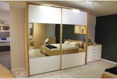 Comfort-V - 2 Door Wardrobe (Complete with Lighting) - Clearance