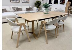 Fusion - 6 Seat Extending Dining Set - Clearance - FURTHER REDUCED!