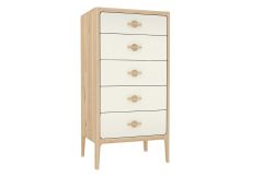 Juno - Tall Chest of 5 Drawers - Clearance