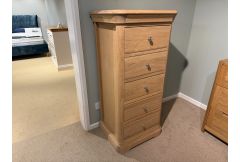 Lulworth - 5 Drawer Tall Narrow Chest - Clearance