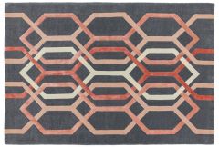 Matrix Rug - Hexagonal Charcoal