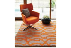 Matrix Rug - Wire Orange