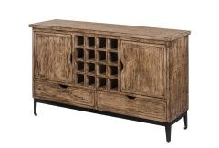 Minnesota - Large Sideboard with Wine Rack