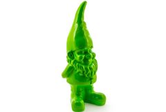 Giant Bright Green Standing Gnome Figure