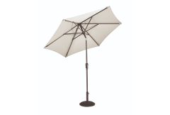 Riviera - 2.5m Deluxe Crank Parasol Almond