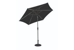 Riviera - 2.5m Deluxe Crank Parasol in Black