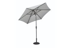 Riviera - 2.5m Deluxe Crank Parasol Grey