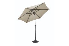 Riviera - 3m Deluxe Crank Parasol Taupe