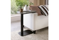 Rochester - Adjustable Sofa Table - Grey Sintered Stone