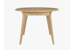 Salcombe - Compact Round Extending Dining Table