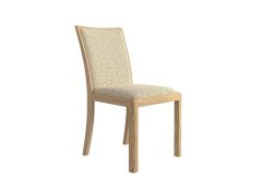 Salcombe - Low Back Chair Natural Fabric