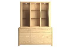 Salcombe - Display Top for 3 Door Sideboard