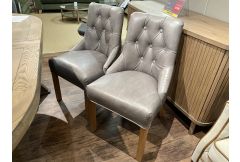Stanton - 2 x Cerato Grey Chairs - Clearance