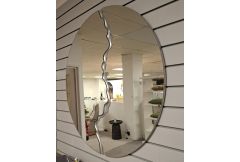 Silver Lava Mirror