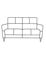 Andrano - Leather 2 Seat Sofa