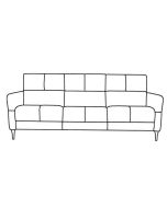 Andrano - Leather 3 Seat Sofa