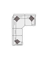 Athena - Small Corner Sofa (2 Corner 1)