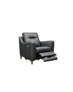 Austen - Armchair Power Footrest with USB Leather