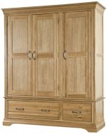 Finchingfield - Triple Wardrobe with Drawers