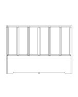 Paris - 6' Low Foot End Bed